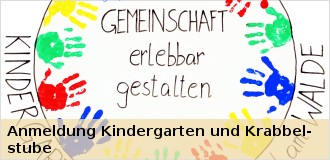 Anmeldung Kindergarten und Krabbelstube